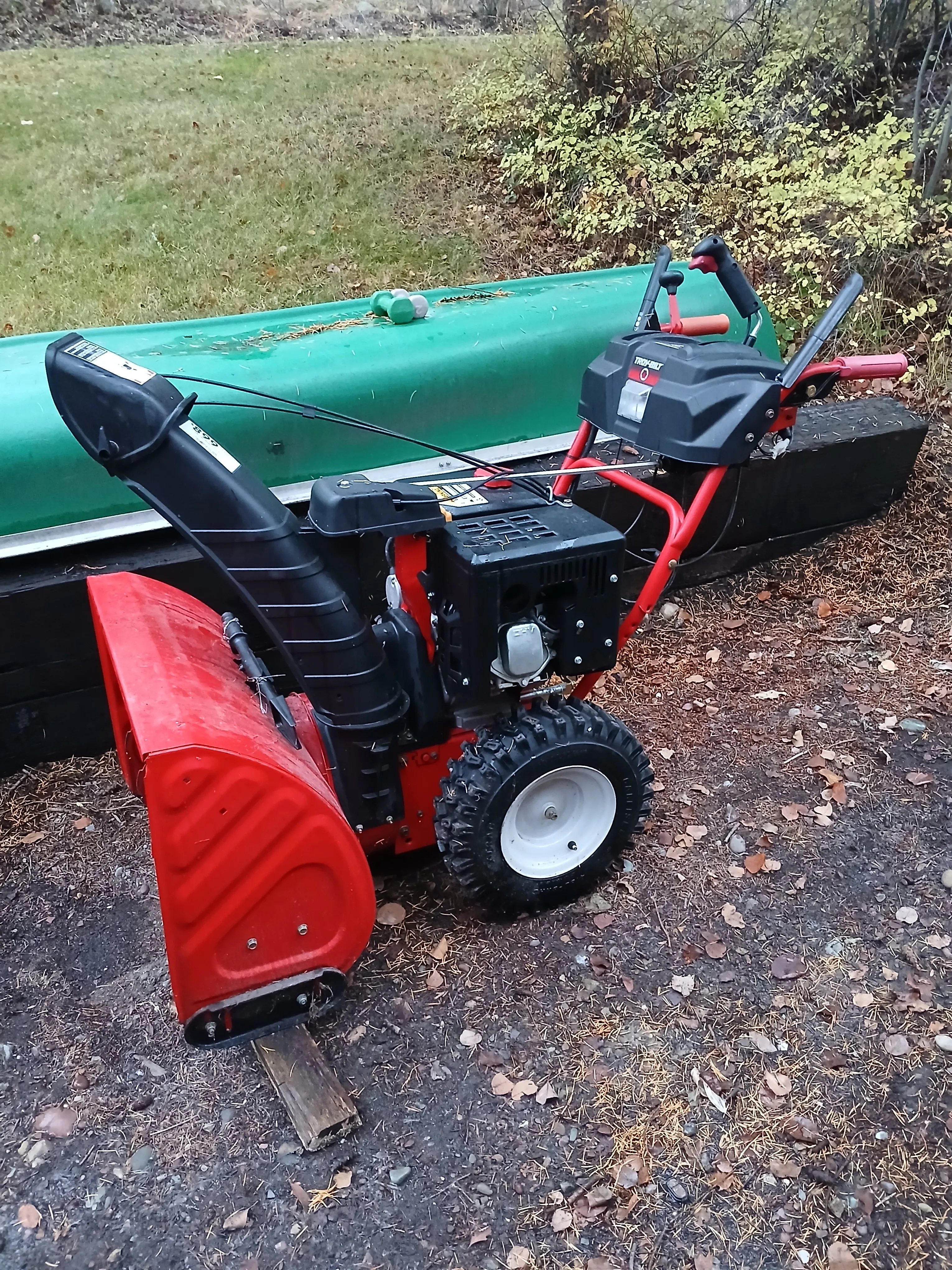 Troy-Bilt 28-Inch Two-Stage Gas Snow Blower - Ready for Winter!